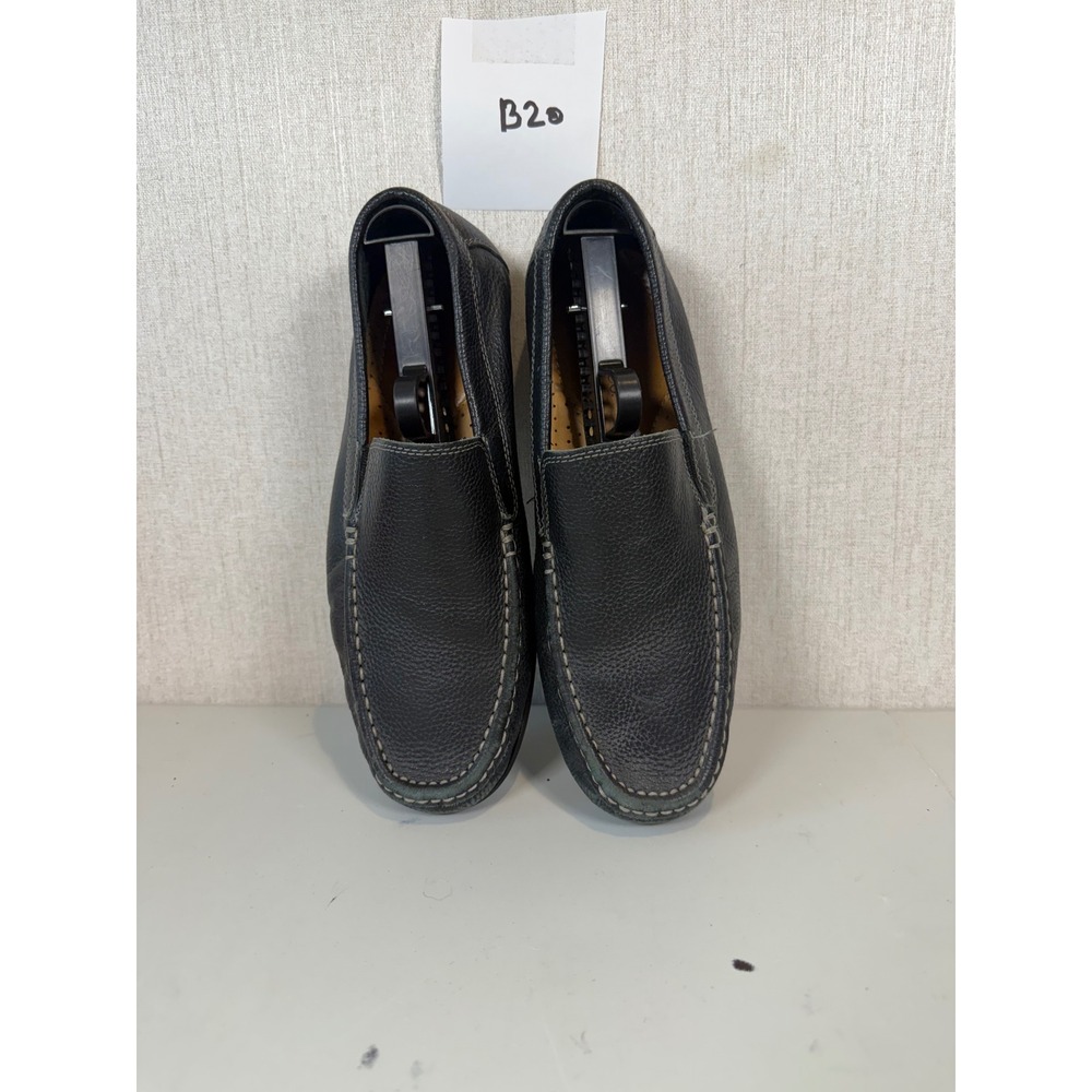G.H Bass & Co Connor Size 8M Loafer Black Brazil Leather Shoes